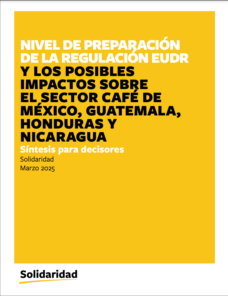 SOLIDARIDAD -EUDR- CAFE