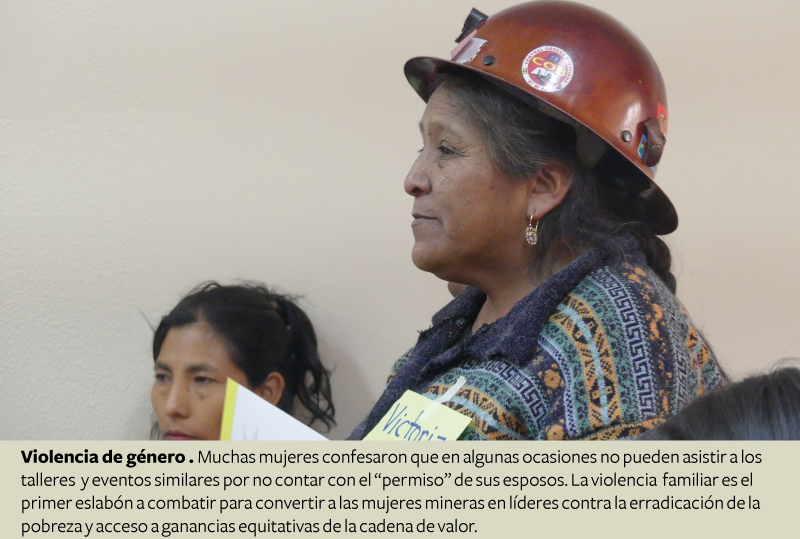mujeres mineras perú