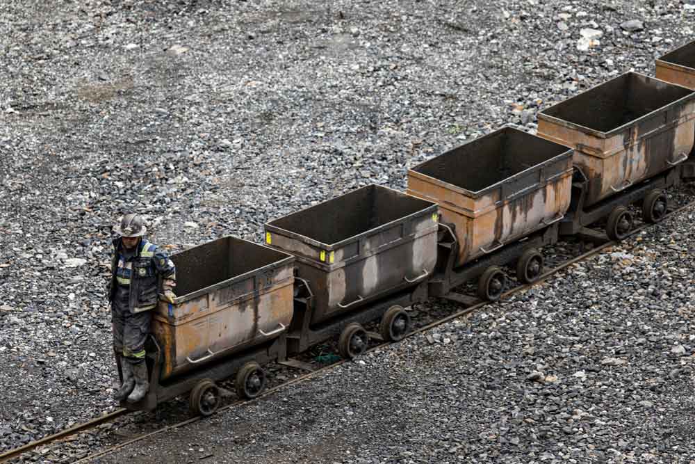 minería tren