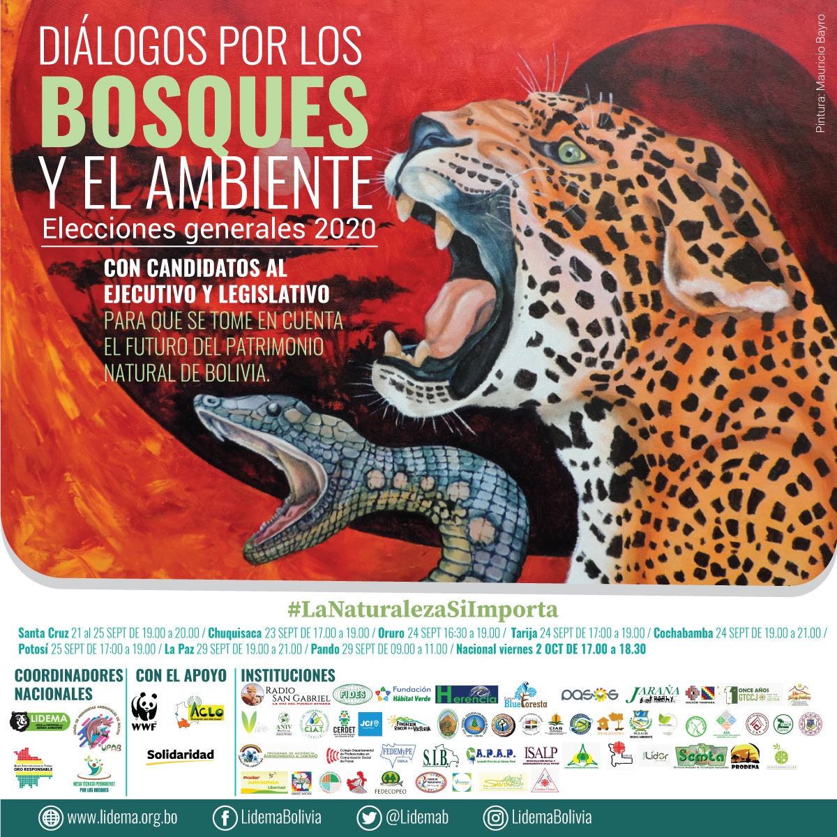 diálogo bosques y ambiente bolivia elecciones debate