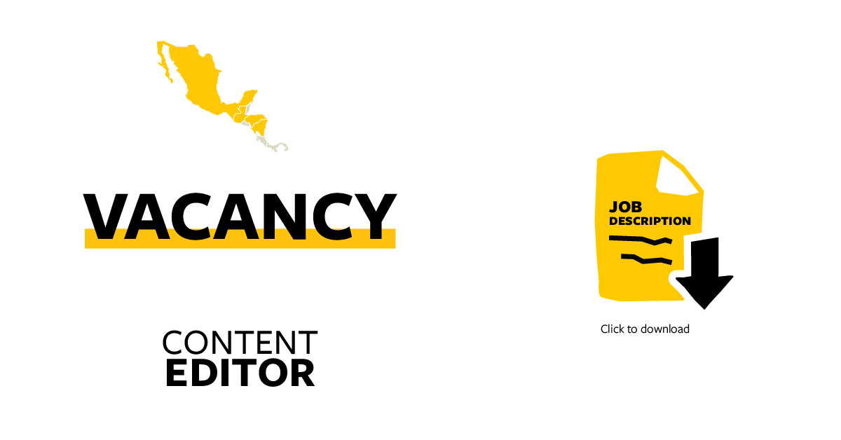 Regional content editor job description. Click to download.