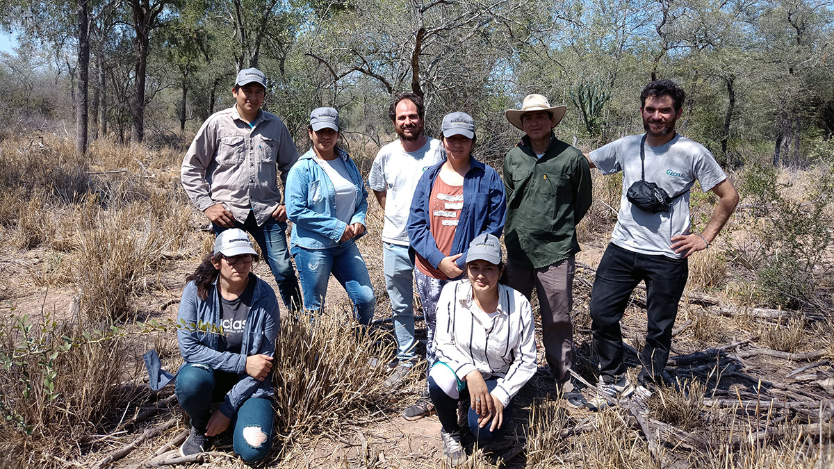 Equipo técnico de Solidaridad, agricultura regenerativa en Chaco