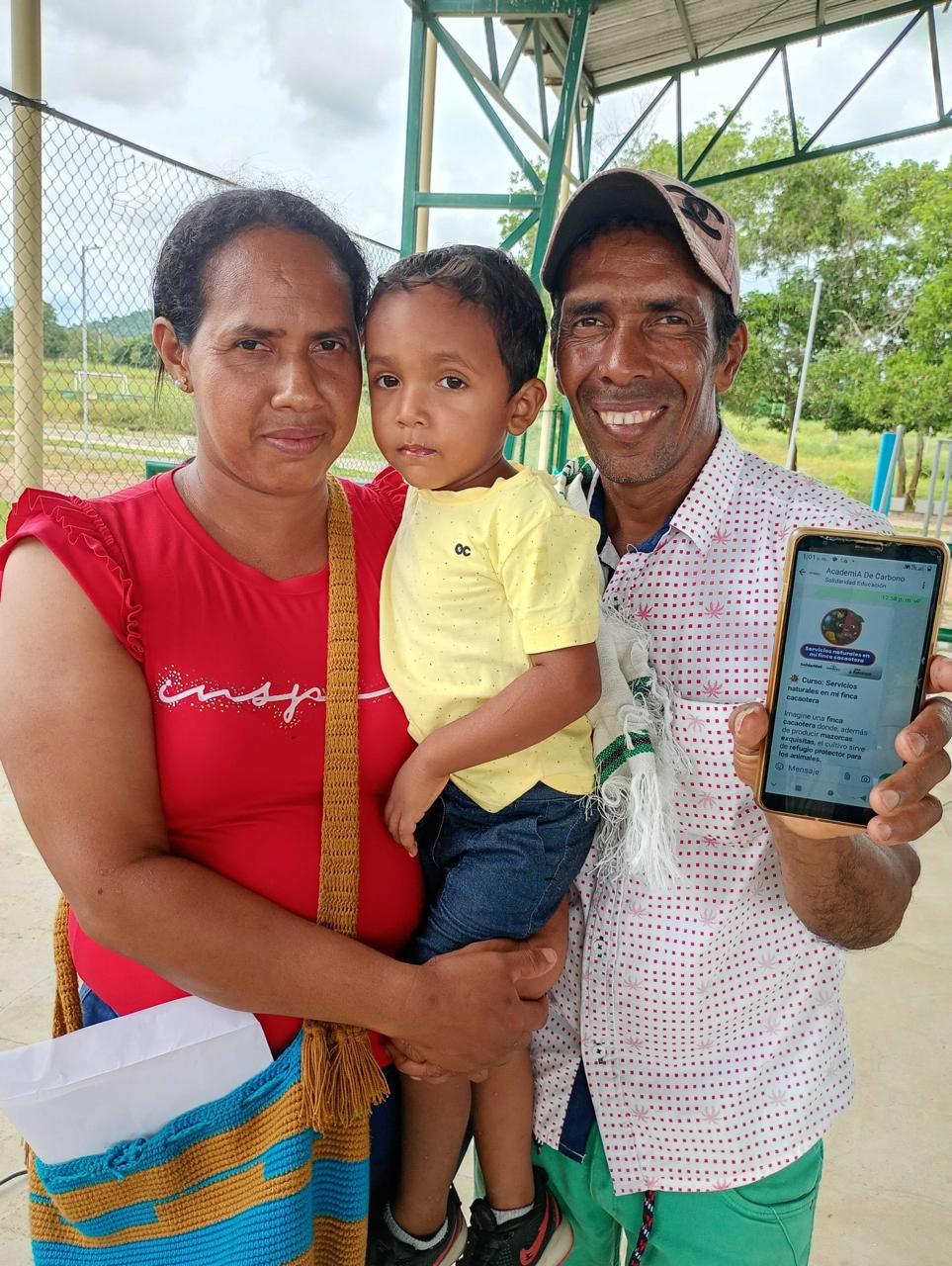 Chatbot. Familia productora de cacao, Tierralta Córdoba, Colombia