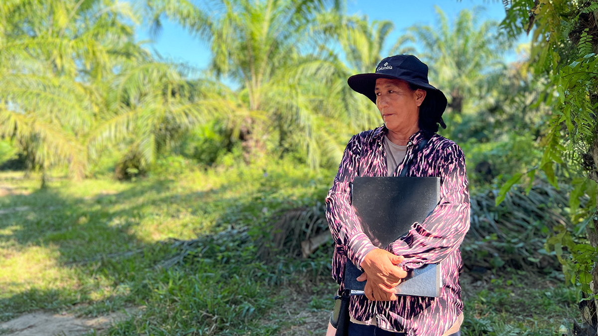 Sonia Peña, certificación RSPO para productores a pequeña escala