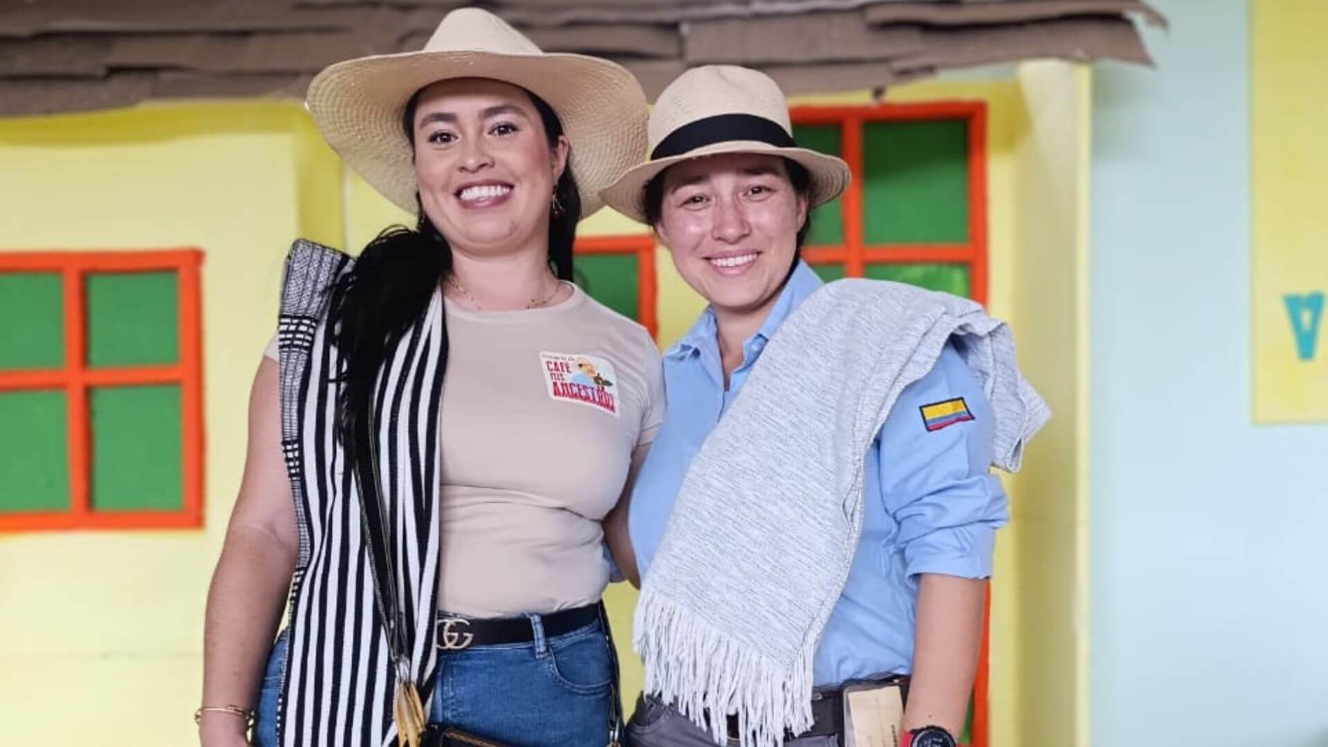 Valeria Ríos y Deibi López Escuela de Café Fredonia