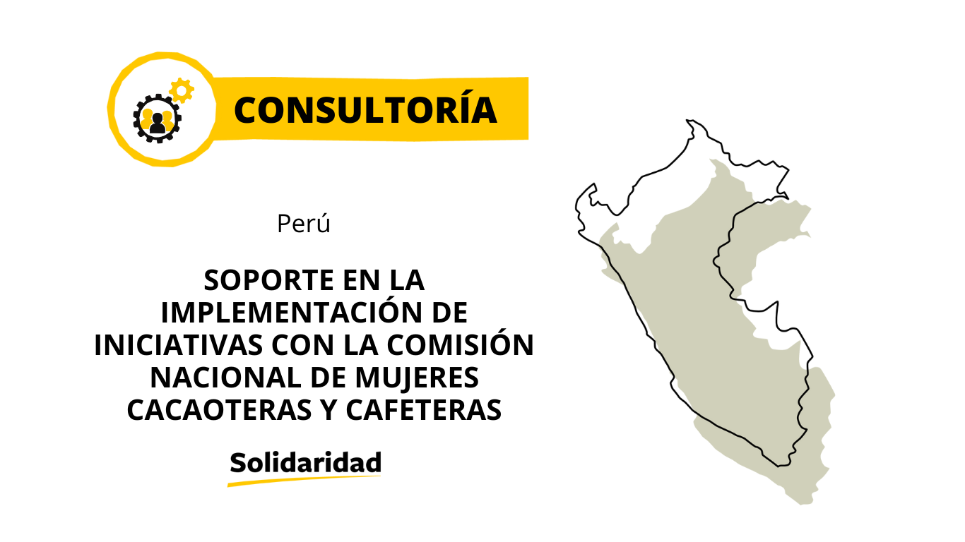 consultoría comisión mujeres cacao y café