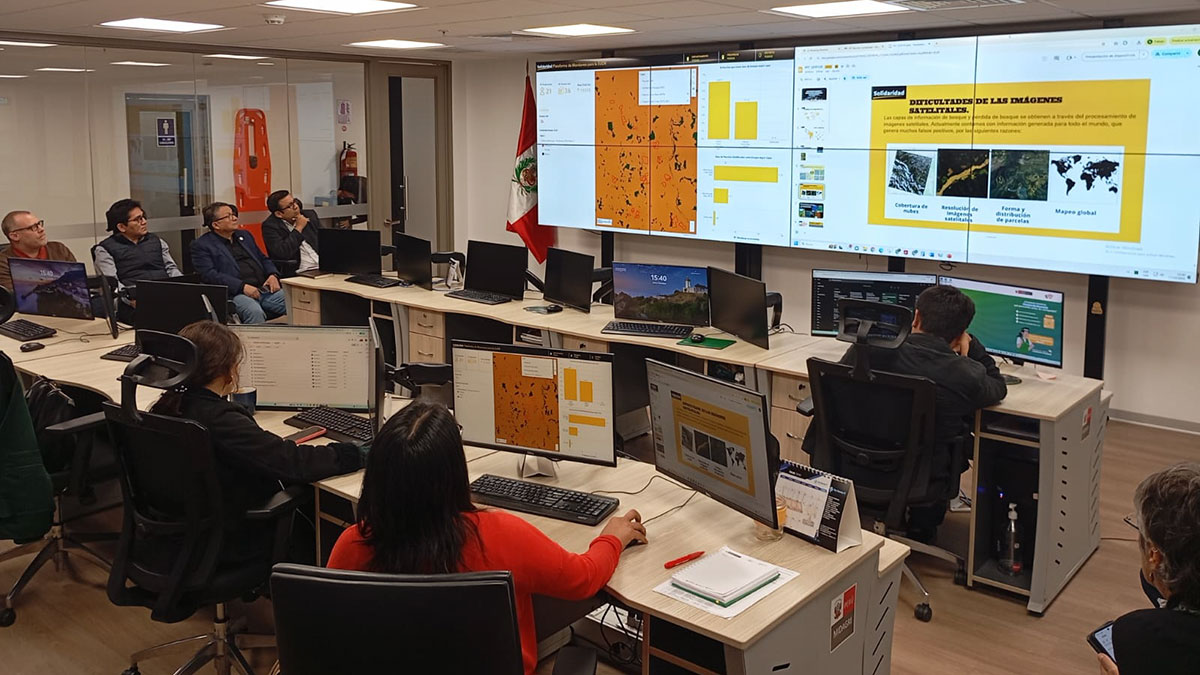 Farm2Forest Link equipo SIG Solidaridad y MIDAGRI en Perú